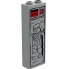 The Brick Show Shop Solo in Carbonite (1x2x5 Brick) made using LEGO parts - B3 Customs