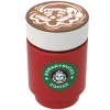 The Brick Show Shop Somanybucks Christmas Coffee Cup w/ Santa Foam for Minifigs made using