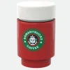 The Brick Show Shop Somanybucks Christmas Coffee Cup for Minifigs made using LEGO parts -