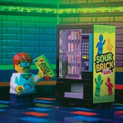 The Brick Show Shop Sour Brick Kids - B3 Customs Candy Vending Machine made using LEGO par