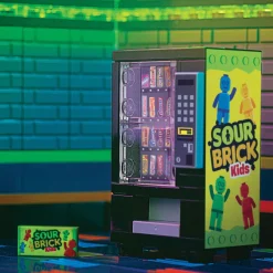 The Brick Show Shop Sour Brick Kids - B3 Customs Candy Vending Machine made using LEGO par