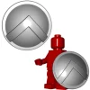 The Brick Show Shop Spartan Shield for your LEGO® Minifigures