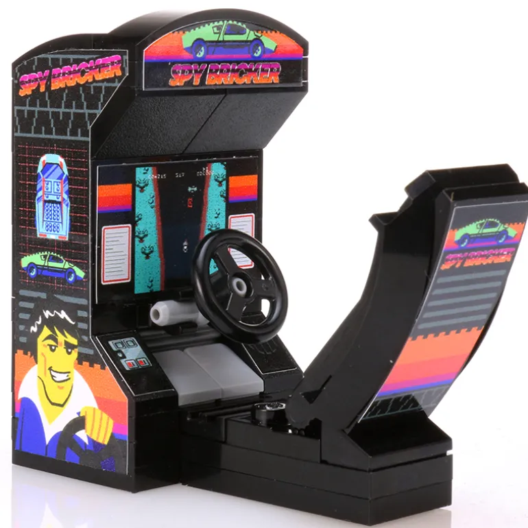The Brick Show Shop Spy Bricker - Custom Arcade Racing Game made using LEGO parts
