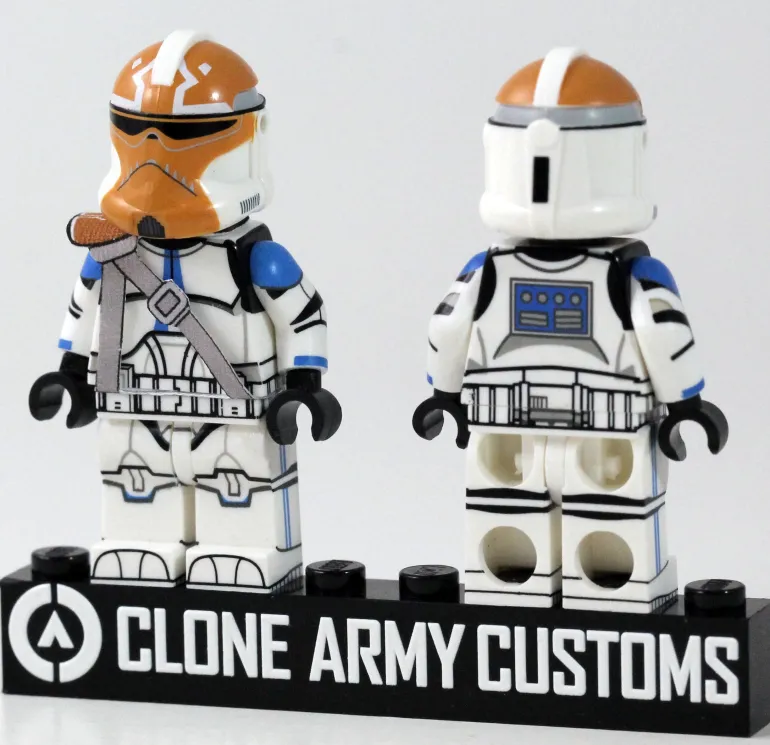 The Brick Show Shop 501st Ash Realistic Recon Trooper (Earth Orange) Star Wars Minifig - C