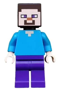 The Brick Show Shop Steve (Purple Pants) - LEGO Minecraft Minifigure (2022)