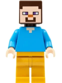 The Brick Show Shop Steve with Gold Legs - LEGO Minecraft Minifigure