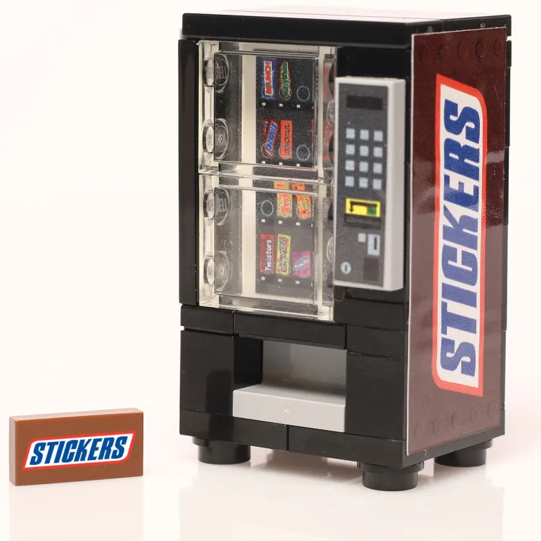 The Brick Show Shop Stickers - B3 Customs Candy Bar Vending Machine