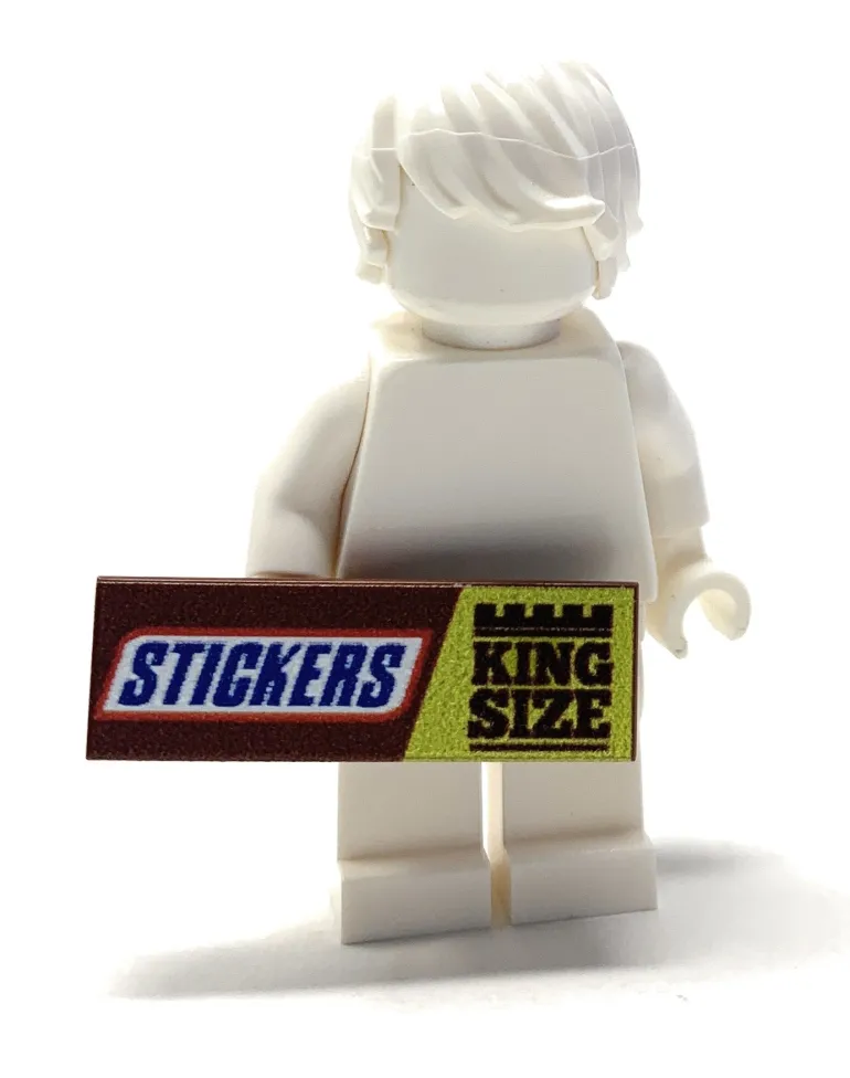 The Brick Show Shop Stickers Candy (King Size) - B3 Customs® Printed 1x3 Tile
