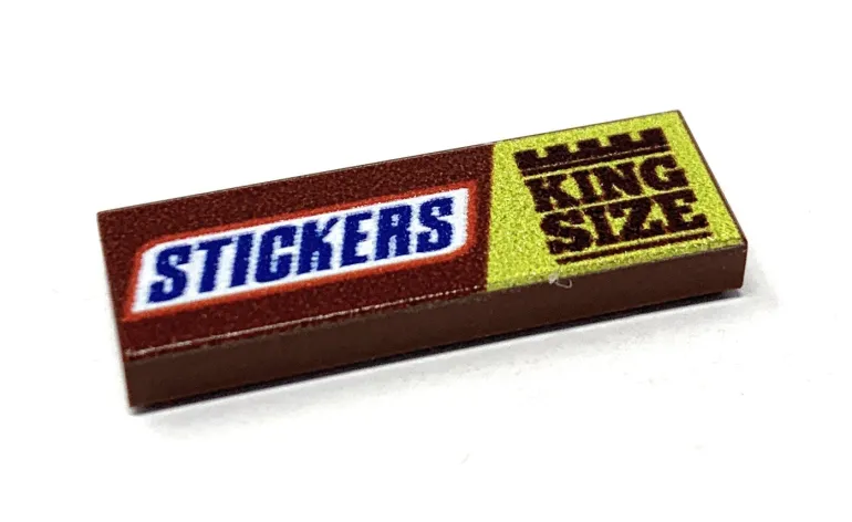 The Brick Show Shop Stickers Candy (King Size) - B3 Customs® Printed 1x3 Tile