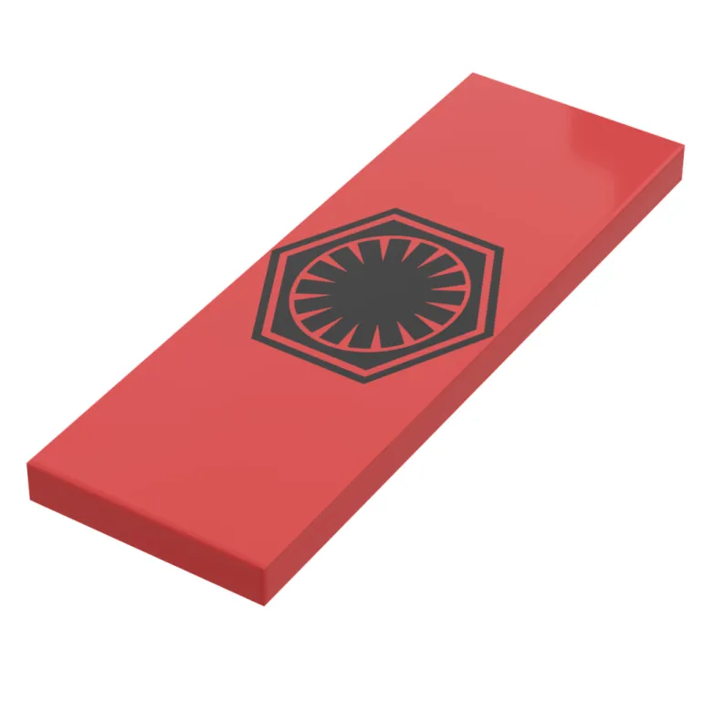 The Brick Show Shop SW FO Faction Banner / Flag - B3 Customs® Printed 2x6 Tile made using
