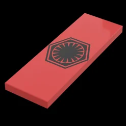 The Brick Show Shop SW FO Faction Banner / Flag - B3 Customs® Printed 2x6 Tile made using