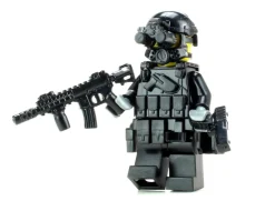 The Brick Show Shop SWAT Police Officer Assaulter - Custom Military Minifigure made w/ LEG