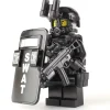 The Brick Show Shop SWAT Police Officer Pointman - Custom LEGO Military Minifigure