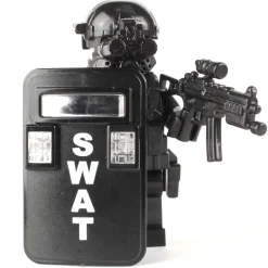 The Brick Show Shop SWAT Police Officer Pointman - Custom LEGO Military Minifigure