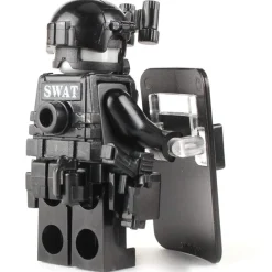 The Brick Show Shop SWAT Police Officer Pointman - Custom LEGO Military Minifigure