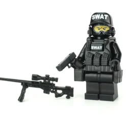 The Brick Show Shop SWAT Police Sniper - Custom LEGO Military Minifigure