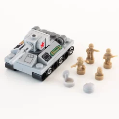 The Brick Show Shop T-34 Nano Russian Tank - Custom Military Set