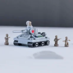 The Brick Show Shop T-34 Nano Russian Tank - Custom Military Set