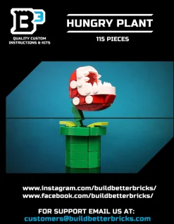 The Brick Show Shop The Hungry Plant - Custom Set