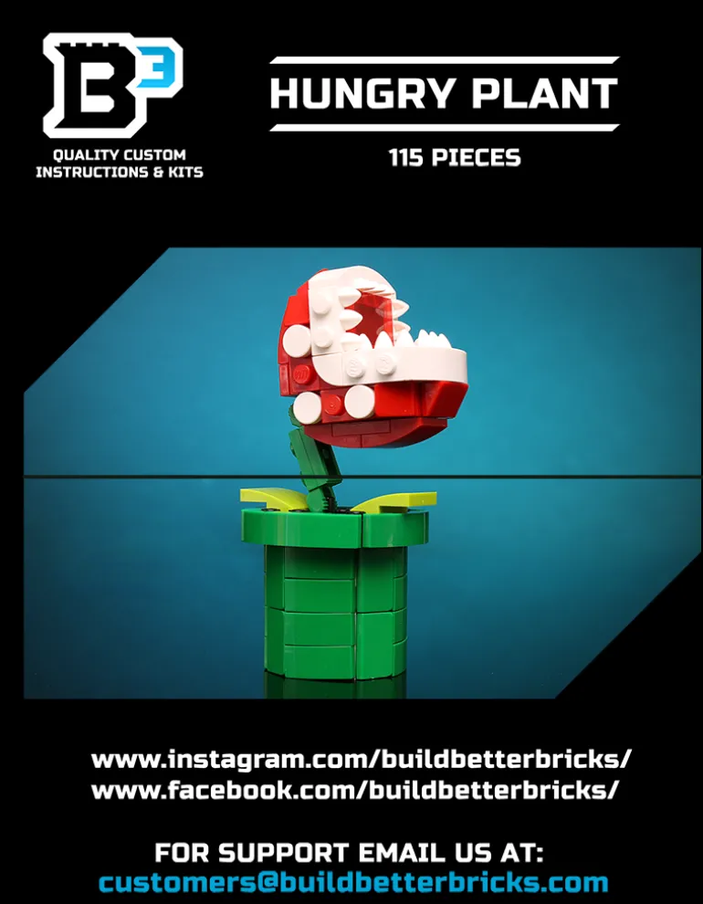 The Brick Show Shop The Hungry Plant - Custom Set