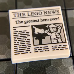 The Brick Show Shop The LEGO News, "Greatest Hero Ever" Firefighter Newspaper - Official L