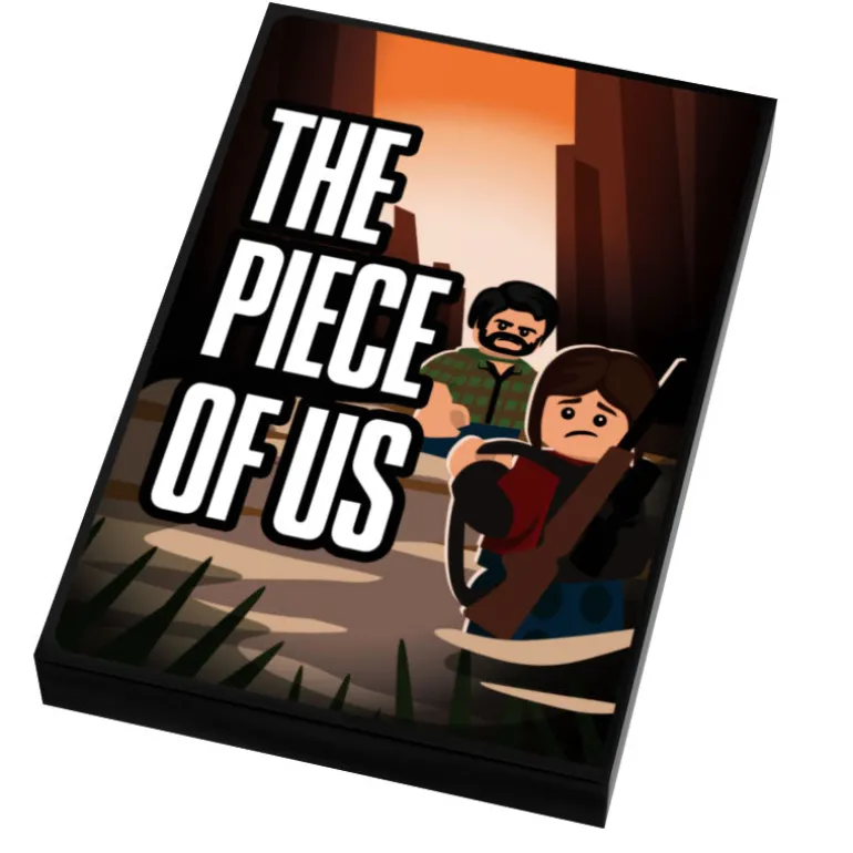 The Brick Show Shop The Piece of Us Video Game Cover (2x3 Tile) made using LEGO part - B3
