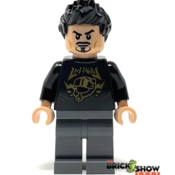 The Brick Show Shop Tony Stark (Black Top) - LEGO Marvel Minifigure (2022)