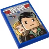 The Brick Show Shop Top Guy Movie Cover (2x3 Tile) made using LEGO parts - B3 Customs