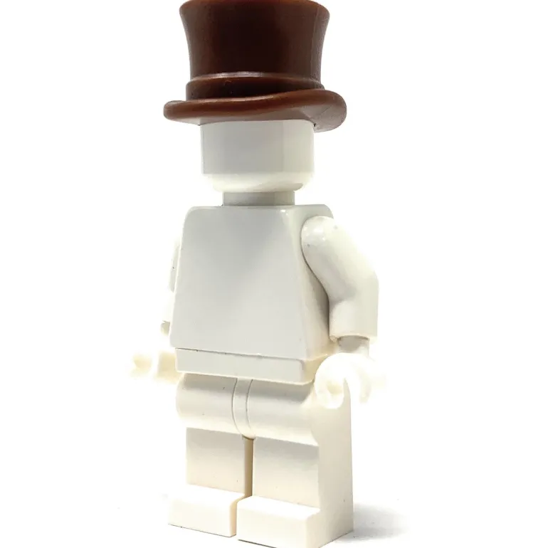 The Brick Show Shop Top Hat for LEGO Minifigures, Brick Warriors - LEGO Compatible