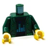 The Brick Show Shop Torso, Dark Green Hoodie with Equalizer Bars Pattern - Official LEGO®