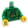 The Brick Show Shop Torso, Green Hoodie with Ninjago Lloyd's Head - Official LEGO® Part