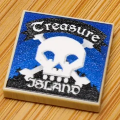 The Brick Show Shop Treasure Island - Custom Book (2x2 Tile)