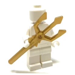 The Brick Show Shop Trident (Pearl Gold) - Official LEGO® Part