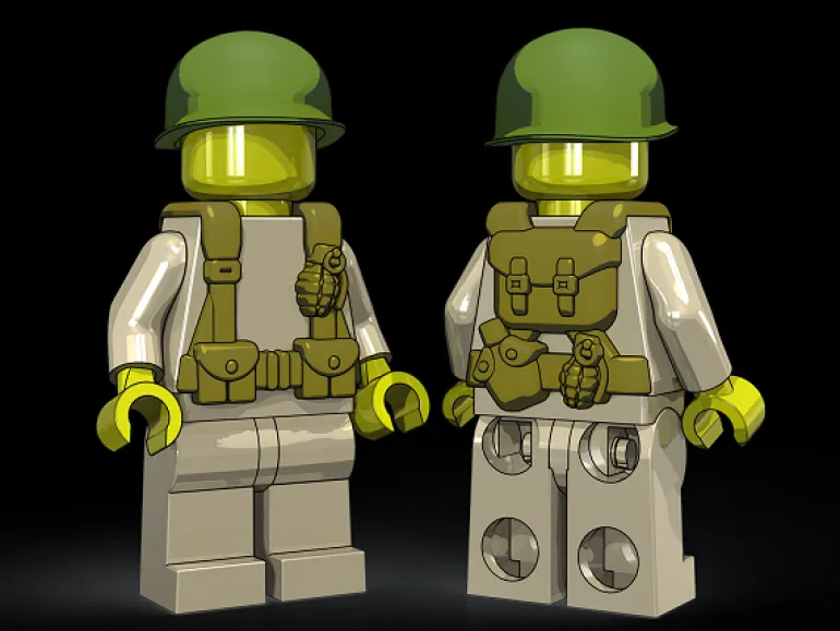 The Brick Show Shop USA Scout Vest for LEGO Minifigures - BrickArms