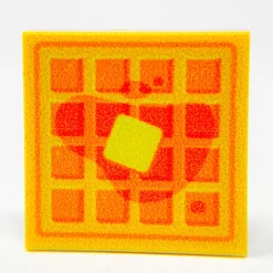 The Brick Show Shop Waffle (Square) - B3 Customs® (2x2 Tile)