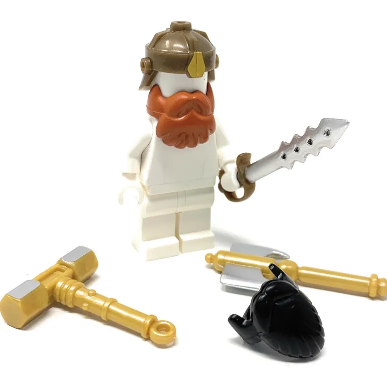The Brick Show Shop Weaponsmith - Dwarf Warrior Minifig Pack - BrickForge