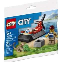 The Brick Show Shop Wildlife Rescue Hovercraft - LEGO City Polybag Set (30570)