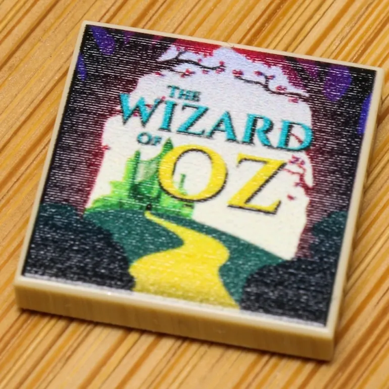 The Brick Show Shop Wizard of Oz - Custom Book (2x2 Tile)