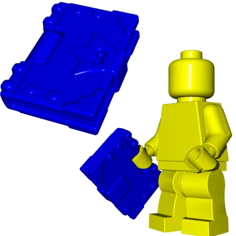 The Brick Show Shop Wizard's Spellbook, Brick Warriors - LEGO Minifigure Compatible