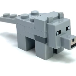 The Brick Show Shop Wolf - LEGO Minecraft Minifigure