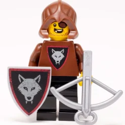 The Brick Show Shop Wolfpack Bandit (Crossbow) - Custom Castle Minifigure