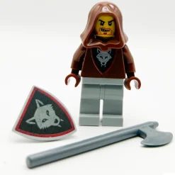 The Brick Show Shop Wolfpack Bandit (Halberd) - Custom Castle Minifigure