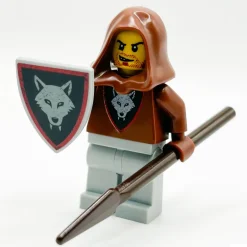 The Brick Show Shop Wolfpack Bandit (Spear) - Custom Castle Minifigure