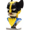 The Brick Show Shop Wolverine Bust MOC made using LEGO bricks