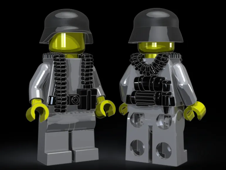 The Brick Show Shop WW2 German Gunner Vest - BrickArms - LEGO Compatible