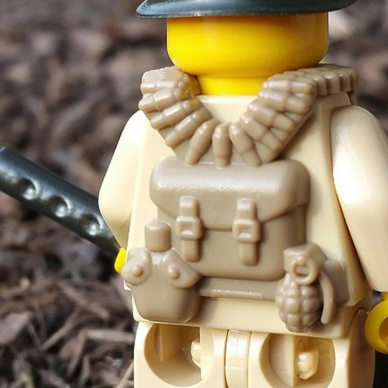The Brick Show Shop WW2 USA Gunner Vest for LEGO Minifigures - BrickArms
