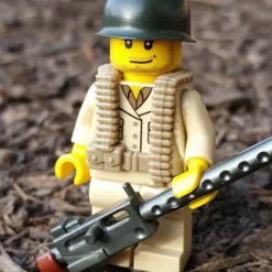 The Brick Show Shop WW2 USA Gunner Vest for LEGO Minifigures - BrickArms