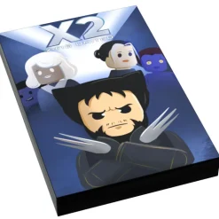 The Brick Show Shop X2: X-Fig United Movie Cover (2x3 Tile) made using LEGO parts - B3 Cus