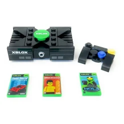 The Brick Show Shop XBLOX 2001 - Custom Classic Video Game Console Set made with LEGO part