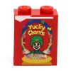 The Brick Show Shop Yucky Charms Cereal Custom Printed 1x2x2 Brick made using LEGO parts -
